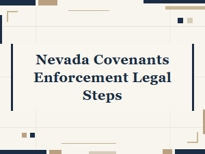 Nevada Covenant Enforcement Legal Steps