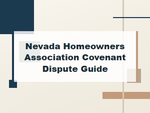 Nevada Hoa Covenant Dispute Guide